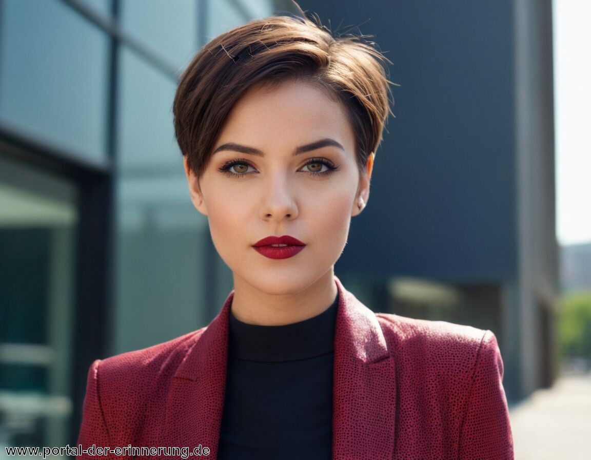 Eigenbild und Stilbewusstsein - Julia E. Lenska: Warum sind ihre kurzen Haare ihr Markenzeichen?